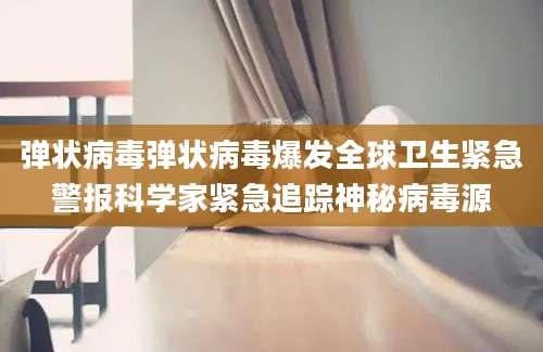 弹状病毒弹状病毒爆发全球卫生紧急警报科学家紧急追踪神秘病毒源