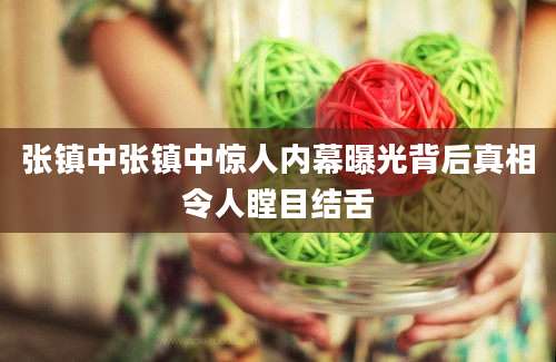张镇中张镇中惊人内幕曝光背后真相令人瞠目结舌