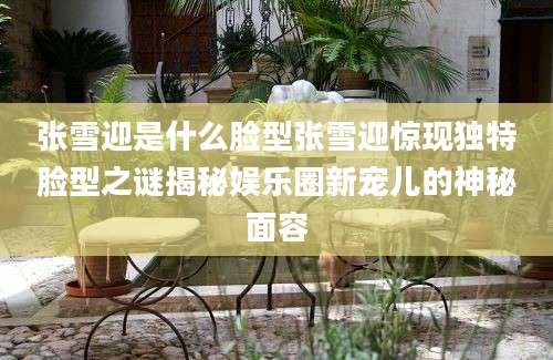 张雪迎是什么脸型张雪迎惊现独特脸型之谜揭秘娱乐圈新宠儿的神秘面容