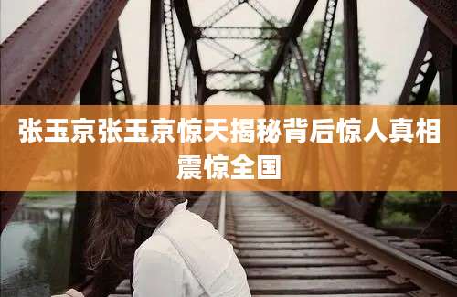 张玉京张玉京惊天揭秘背后惊人真相震惊全国