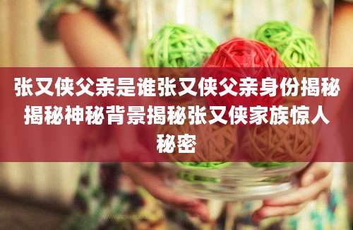 张又侠父亲是谁张又侠父亲身份揭秘揭秘神秘背景揭秘张又侠家族惊人秘密