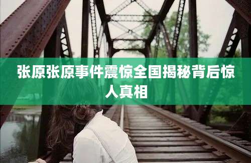 张原张原事件震惊全国揭秘背后惊人真相