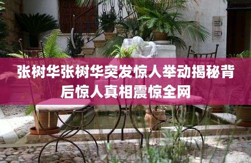 张树华张树华突发惊人举动揭秘背后惊人真相震惊全网