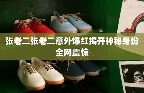 张老二张老二意外爆红揭开神秘身份全网震惊