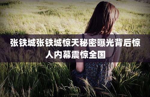 张铁城张铁城惊天秘密曝光背后惊人内幕震惊全国
