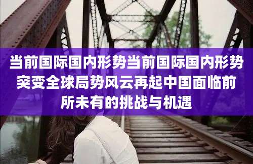 当前国际国内形势当前国际国内形势突变全球局势风云再起中国面临前所未有的挑战与机遇